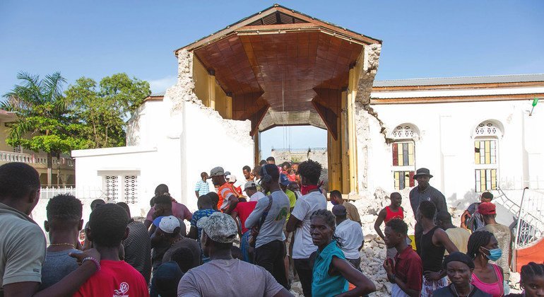 Haïti : l’ONU solidaire du peuple haïtien après le séisme et le passage de la tempête Grace